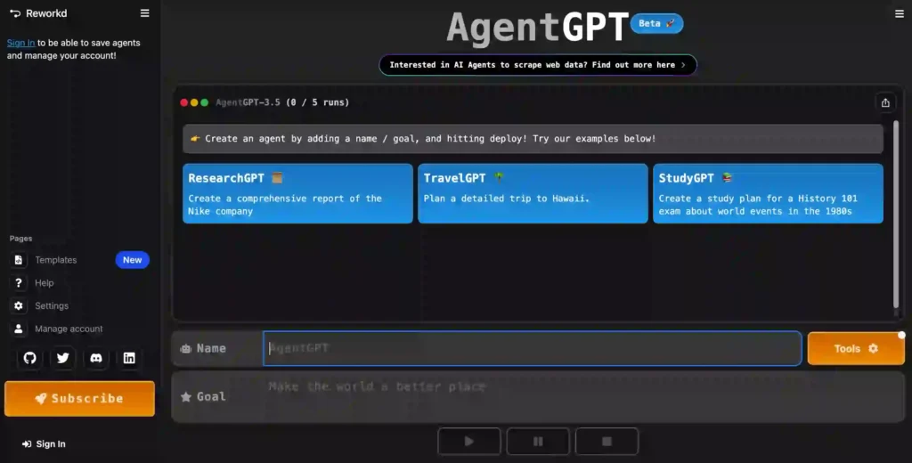 Agentgpt ai