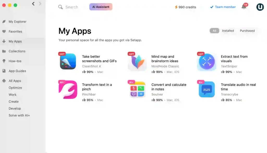 setapp-app-library-mac-interface